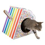 Kitty City Rainbow Cake Slice Scratcher