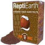 ReptiEarth Fine Coconut Fibre Substrate, Fluffy Small-Strand Reptile Substrate and Snake Bedding for Bioactive Terrarium Tanks, Organic Coco Fiber for Lizards, Frogs, Tarantulas (36 Quart)