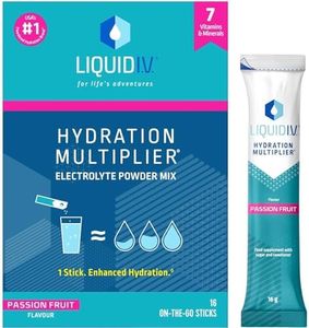 Liquid I.V. Hydration Multiplier - Passion Fruit | Electrolyte Powder Mix |1 Pack (16 Sachets) | 7 Vitamins and Minerals | Vegan