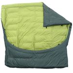 Two Person Double Wide Sleeping Bag Top Quilt 850 Down Ultralight Backpacking Camping Blanket - 3.3 lbs Rated for 30F Degrees Water Resistant