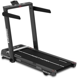 MAXPRO Glide 4.5HP Peak Motor 3 in 1 Foldable Treadmill with Remote Control,12% Auto Incline,Max.Speed 14km/hr, Max User Weight 120kgs,Walking Pad Under Desk Treadmill for Home,Dual Display(PTM200I)