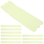 HOMSFOU 24pcs Glow in Dark Anti Slip Tape for Stairs Grip Tape Non Skid Roll Stair Steps Strips Adhesive Staircases Nonslip Strips