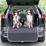 pecute Dog Car Boot Liners, SUV Boot Cover Protector – Waterproof, Dirt Resistant with Side and Bumper Protector Dog Cargo Liner for SUVs, Trucks(Large Size 185x102cm)