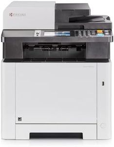 KYOCERA ECOSYS M5526cdw All-in-One Color Laser Printer (Print/Copy/Scan/Fax), 27 ppm, Up to Fine 1200 dpi, Gigabit Ethernet, Wireless & Wi-Fi Direct, Standard Duplex, 4.3in Touchscreen Panel, 512 MB