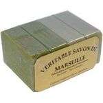 Pack of 4 Authentic Marseille soap bars - Lot de 4 Barres de savon de Marseille Authentique