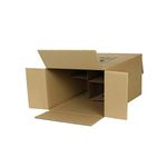 We Can Source It Ltd - 5 x 6 Bottle Wine Box With Dividers - Strong Sturdy Cardboard Carrier Box - Supplied In Flat Packs - Easy and Rapid Build