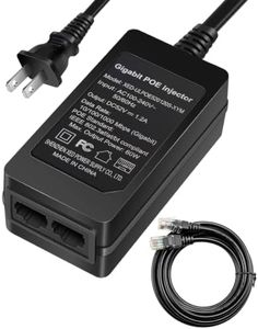 60W Gigabit PoE++ Injector Adapter, 328ft Power Over Ethernet for AP