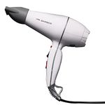 Mr. Barber MB-AMW Airmax with 2 Air Flow Detachable Nozzles Turbo Motor Powerful Professional Hair Dryer For Styling & Dressing 2400 Watts (White)