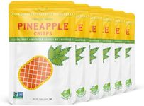 Nature’s Turn Freeze-Dried Pineapple Crisps – Healthy, Gluten-Free, Crispy & Delicious, Plant-Based Snack, Ideal for Cereal, Smoothies, School Lunches, & On-the-Go, Bags of 6 (1.2 oz Each)