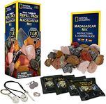 National Geographic Rock Tumbler Refill Kit – 1 Lb. Madagascar Rocks for Tumbling- Rock Tumbler Supplies Include Rock Tumbler Grit and Jewelry Accessories