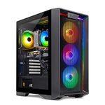 Skytech Nebula Gaming PC Desktop – Intel Core i3 12100F 3.3 GHz, NVIDIA GTX 1650, 500GB NVME SSD, 16GB DDR4 RAM 3200, 600W Gold PSU, 11AC Wi-Fi, Windows 11 Home 64-bit