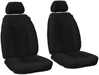 Sperling Custom Black Front Jacquard Seat Covers Compatible with Mazda CX-5 KE SUV 2012-2017