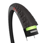 Fincci Bike Tyre 26x1.95 Inch 53-559 MTB Hybrid Tyres with 3mm Anti puncture Proof Protection 60 TPI for Cycle Road Mountain Hybrid Bike Bicycle with 26 x 1.95 Tyre