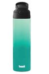 Basil Sipper - Water Bottle for Kids, 560 ml | Stainless Steel Sipper Bottle for Kids | Kids Insulated Bottle | Sipper with Straw & Carry Handle | Kids Water Bottle for Boys & Girls - Green Lush