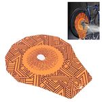 2pcs Disc Brakes for Bicycle Cover, Oil Stain Prevention Bicycle Accessories Heat Resistance Bicycle Chain Cleaner Mountain Bike Wash for Road Mountain Bike Abstract(Geometric)