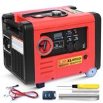 GIGAWATTS XLNT XL4000i 4KW Inverter Generator with 50Hz 12V/5A DC Remote Digital Display Start Key Tool Kit 9 Ltr Fuel Tank 220V Portable Power Solution with Silent Operation for Home Outdoor Camping