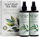 PHARM TO TABLE Scalp Relief Tea Tree Leave-In Conditioner, Relieve Itchy, Dry Scalp, Detangles Hair, 240ml/8 fl oz, 2-Pack