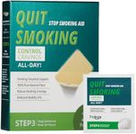 Fekux Quit Smoking Patches Step 3-7 mg Delivered Over 24 Hours Effective Helps Quit Smoking, 21 Patches Skin Friendly Transdermal Stop Smoking Aids Patches