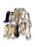 Rabbit Feet for Dogs Fur Natural Treats 350g Single Ingredient Dehydrated 100% Natural