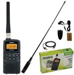 Uniden Bearcat EZ133XLT Handheld Airband Radio. Scanning, Digital Display shows Frequencies. Airband, Marine, FM, AM, Ham Radio. Inc Batteries, Earphone. High Sensitivity 78MHz to 512MHz, with gaps