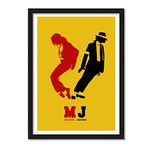 Good Hope "Michael Jackson Movie Framed Poster (Multicolour, 10 Inch X 13 Inch)