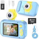 Kid Camera,ARNSSIEN Camera for Kid,2.4in IPS Screen Digital Camera,180°Flip Len Student Camera,Children Selfie Camera with Playback Game,Christmas/Birthday Gift for 4 5 6 7 8 9 10 11 Year Old Girl Boy