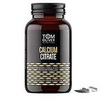 Tom Oliver Nutrition - Calcium (Citrate) - Highly Absorbable Calcium Citrate Supplement (90 Capsules)