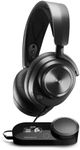 SteelSeries Arctis Nova Pro Wired Multi-System Gaming Headset - PC, PlayStation & Switch - 360° Spatial Audio - Hi-Res GameDAC Gen 2 - AI-Powered Noise-Cancelling ClearCast Gen 2 Microphone