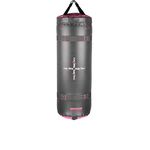 MaxxMMA Water/Air 4 in 1 Punching Heavy Bag - Durable Waterproof Hanging Boxing Bag fit MMA, Karate, Judo, Muay Thai, Kickboxing, Self Defense Training (3 ft. Grey/Pink)