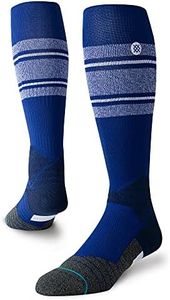 Stance Mens Diamond Pro Otc Stripe Socks Blue/White L