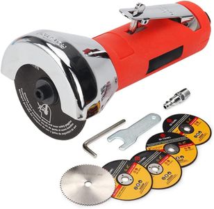 NuoDunco 3Inch Air Cut-Off Tool - Pneumatic Cutting Machine Grinder Kit with Metal Cutting Discs and HSS Ciraular Saw Blade for Wood, Metal Sheet Cutting