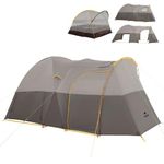 Naturehike Kota6 Camping Tent with Stove Jack, Large Family Tent for 4Seasons,Tent for 2/4/6Persons, Canopy Tent for 8Persons