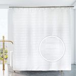 YISURE White Shower Curtains for Ba