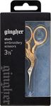 Fiskars Gingher 01-005280 Stork Embroidery Scissors, 3-1/2-Inch