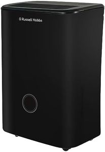 Russell Hobbs Dehumidifier 20 Litre/Day for Damp/Mould & Moisture in Home, Kitchen, Bedroom, Office, Caravan, Laundry Drying, 50m2 Room, Smart Timer, Black RHDH2002B