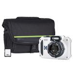 Kodak PIXPRO WPZ2 Camera inc Shoulder Bag with Compartment & 32GB MicroSD - White