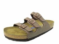 Birkenstock Women's, Florida Sandal, Mocha Birkibuc, 8-8.5