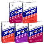 Propel Powder Packets, 3 Flavor Variety Pack, Electrolytes, Vitamins and No Sugar, Packaging May Vary, 50 Pack