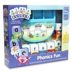 Alphablocks AN20 Phonics Fun Toy-Learn Letter Recognition and Sounds, Spelling and Vocabulary-Perfect for Interactive Play and Child Development, Features 4 Game Modes, 3+ Years, Multiple