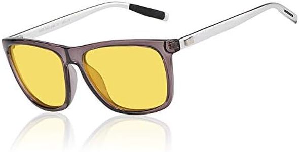 DUCO Anti-glare Polarized Night Vision Driving Glasses for Headlight 3029 (GREY)