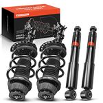 A-Premium Set (4) Front and Rear Complete Shock Absorber Strut & Coil Spring Assembly Compatible with Hyundai Accent 2012 2013 2014 2015 2016 2017, Driver and Passenger Side