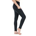 beroy Horseback Riding-Pants Girls Equestrian-Breeches - Kids Schooling Horse Tights Full Seat Silicone Pockets(Black,12)