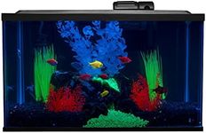 Glofish 10 Gallon Aquarium Fish Tank Kits, Includes LED Lighting and Décor (Amazon Exclusive)