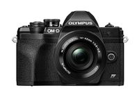 OM SYSTEM Olympus E-M10 Mark IV Black Micro Four Thirds System Camera M.Zuiko Digital ED 14-42mm F3.5-5.6 EZ kit 20MP Sensor 5-Axis Image Stabilization 4K Video Wi-Fi