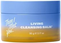 Then I Met You Living Cleansing Balm, Oil Cleanser for Face & Makeup Remover with Grape Seed, Olive & Seaberry Oil, Vegan Korean Skincare for All-Skin Types (3.17 Oz)