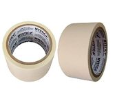 MYSTIC masking Tape 48mm X 20M Pack of 2, 2 Inch Masking Tape for Drawing, Painting, Carpentering, Tailoring, Denting & painting, DIY crafts, Designing, Model making, and Fabrication.