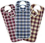 Medokare Adult Bibs - Pack of 6 Washable Clothing Protectors ﻿for Men & Women - ﻿Multicolor