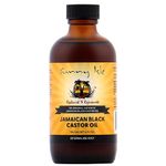 Sunny Isle Jamaican Black Castor Oil Original 100% Pure Castor Beans Oil For Hair, Eyelashes And Eyebrows 4 oz