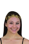 Jacobson Hat Company Metal Laurel Leaf Golden Crown Adult Costume Headband