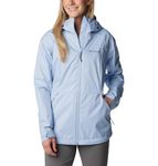 Columbia Women's Inner Limits Jacket, Waterproof Rain Jacket, Whisper, Size M